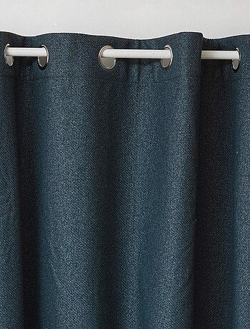 Rideau uni isolant et occultant