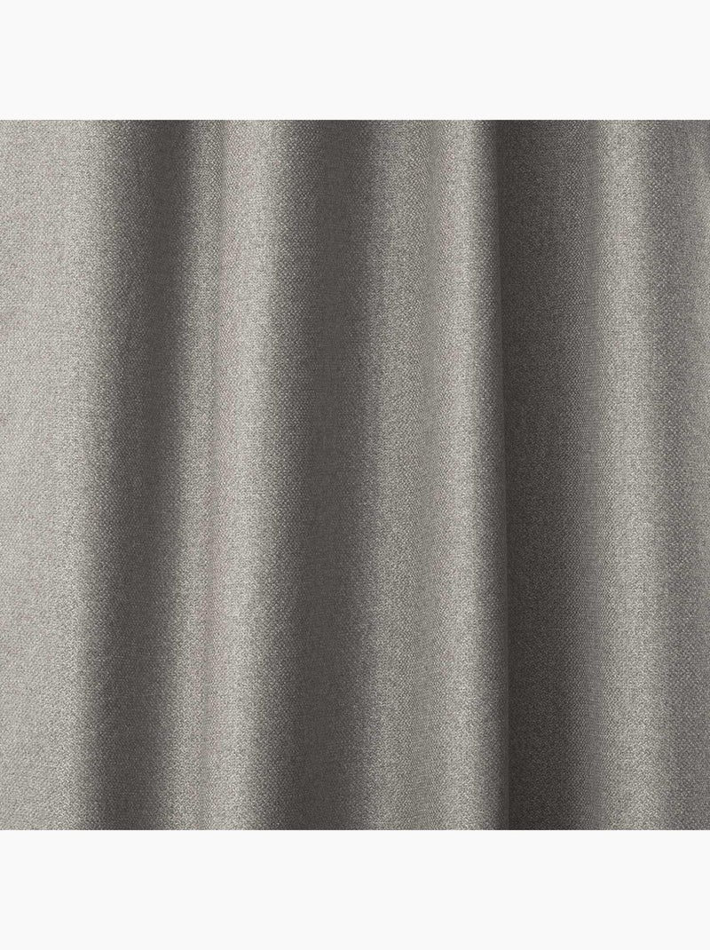 Rideau uni isolant et occultant Gris - Kiabi
