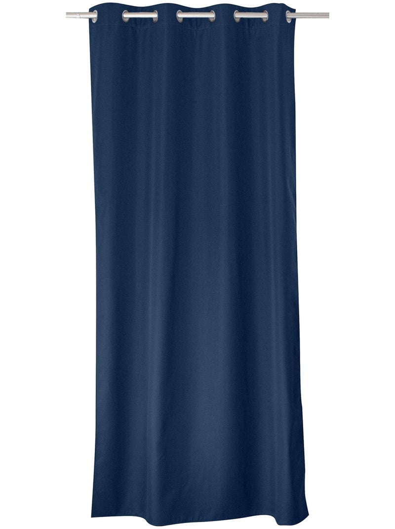 Rideau uni isolant et thermique Bleu marine - Kiabi