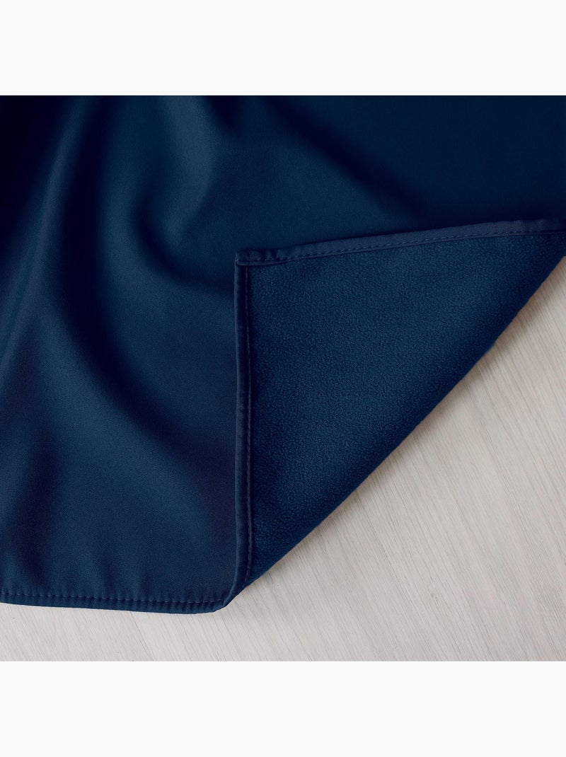 Rideau uni isolant et thermique Bleu marine - Kiabi