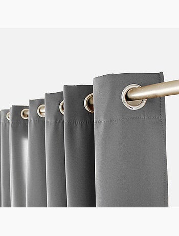 Rideau uni isolant et thermique