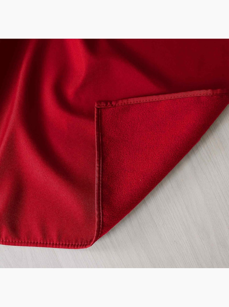 Rideau uni isolant et thermique Rouge - Kiabi