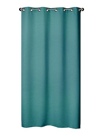 Rideau uni occultant, à œillet, prêt-à-poser.