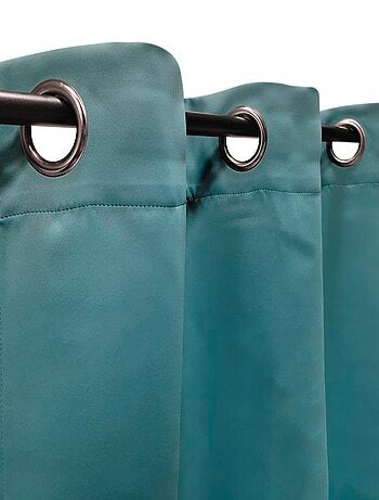 Rideau uni occultant, à œillet, prêt-à-poser.