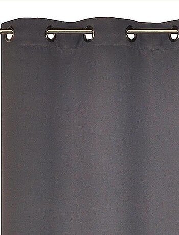 Rideau uni occultant, à œillet, prêt-à-poser.