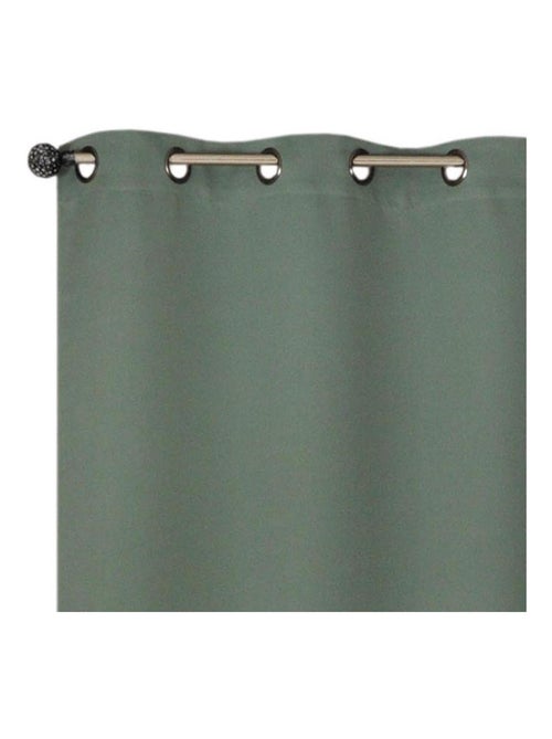 Rideau uni occultant, à œillet, prêt-à-poser. - Kiabi