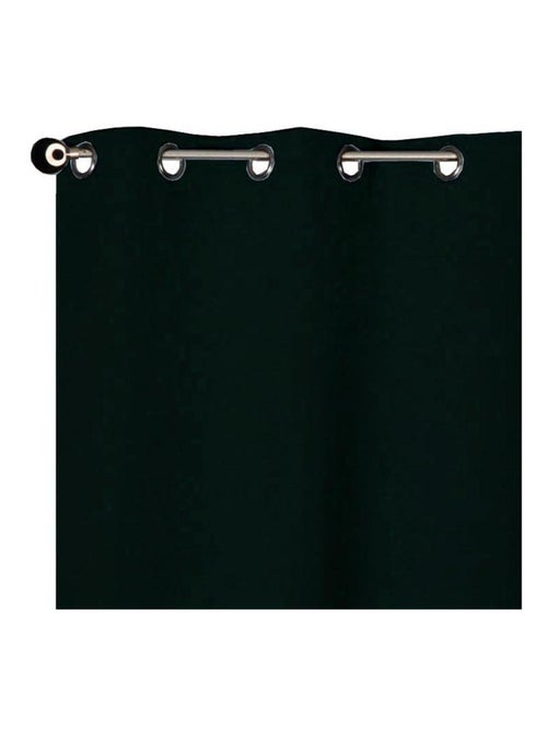 Rideau uni occultant, à œillet, prêt-à-poser. - Kiabi