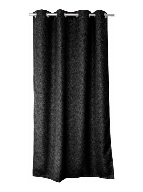 Rideau uni occultant "natté" - Kiabi