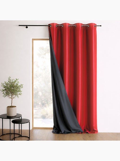 Rideau uni shantung 100% occultant 3 couches - Kiabi Rideau uni shantung 100% occultant 3 couches - Kiabi