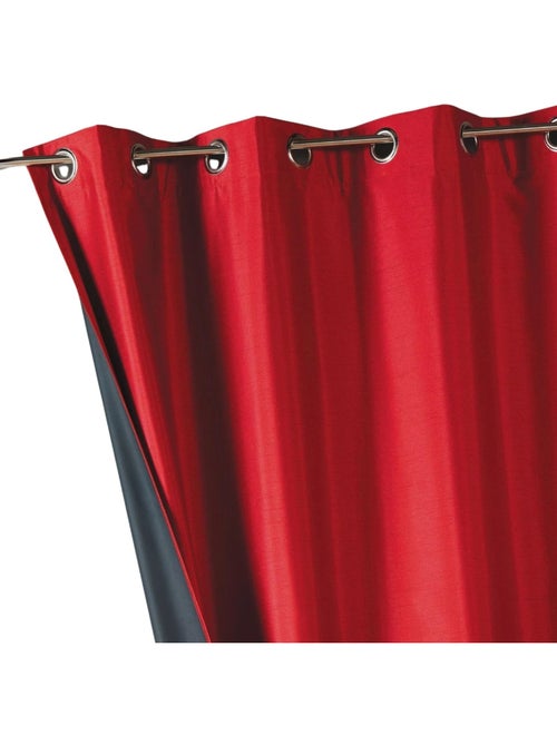 Rideau uni shantung 100% occultant 3 couches - Kiabi Rideau uni shantung 100% occultant 3 couches - Kiabi