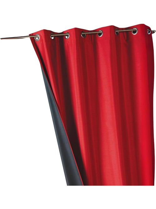 Rideau uni shantung 100% occultant 3 couches - Kiabi Rideau uni shantung 100% occultant 3 couches - Kiabi