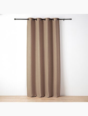 Rideau uni texturé - Effet bouclé