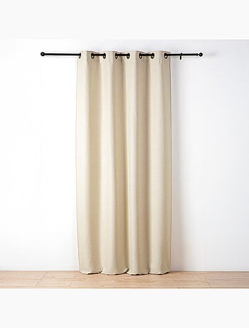 Rideau uni texturé - Effet bouclé