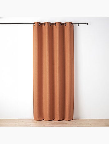 Rideau uni texturé - Effet bouclé