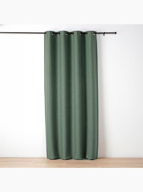 Rideau uni texturé  - Effet bouclé - Kiabi