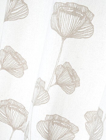 Rideau végétal aux lignes douces et élégantes