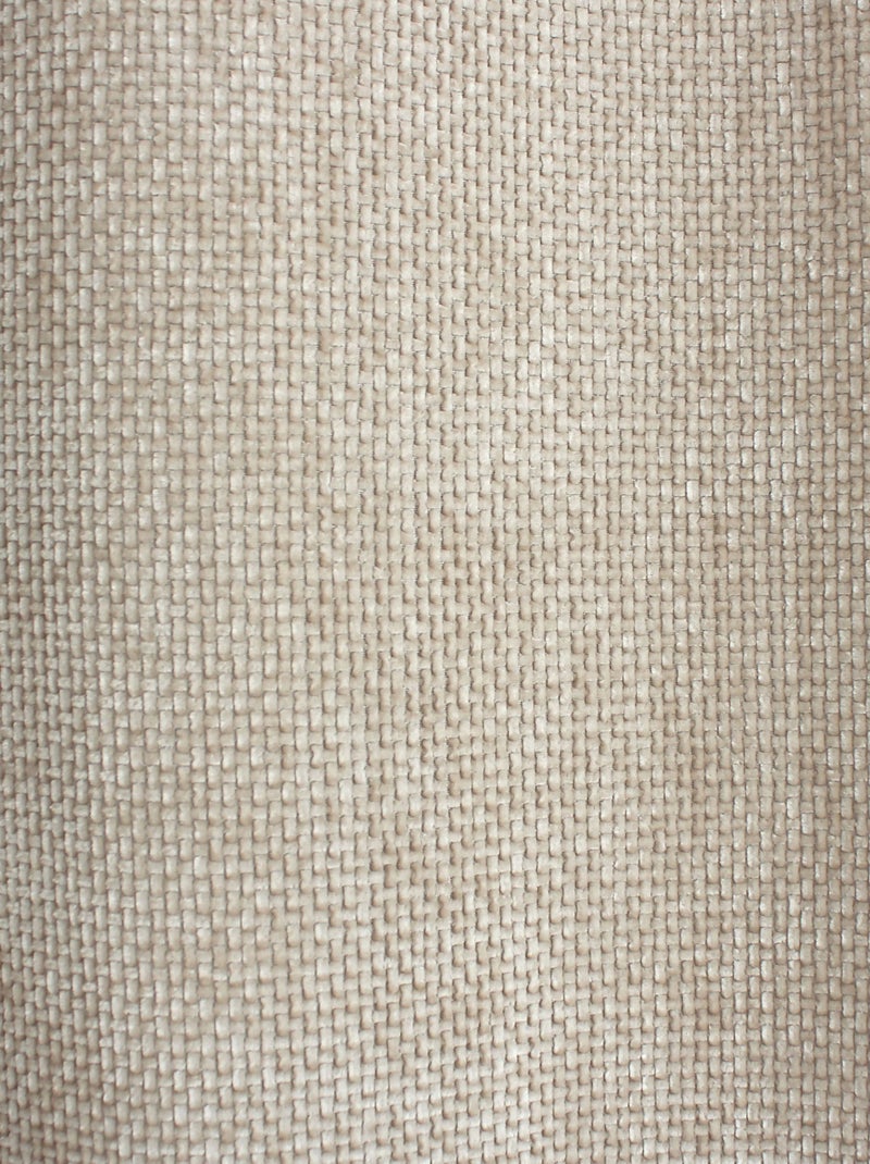 Rideau velours  - Effet chiné tamisant Bois naturel - Kiabi