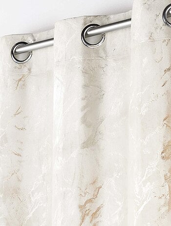 Rideau velours - Effet marbre