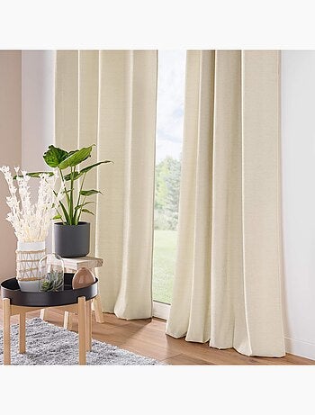 Rideau velours jacquard mika - Douceur D'intérieur