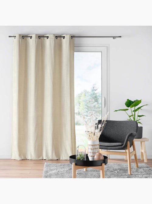 Rideau velours jacquard mika - Douceur D'intérieur - Kiabi