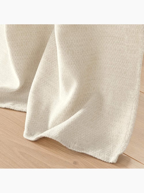 Rideau velours jacquard mika - Douceur D'intérieur - Kiabi