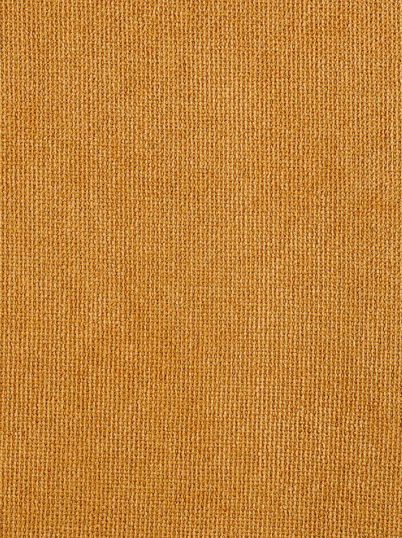 Rideau velours plat à oeillets Jaune moutarde - Kiabi
