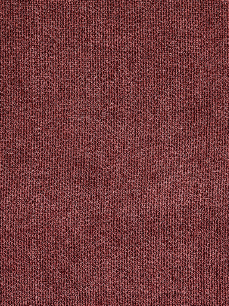 Rideau velours plat à oeillets Rouge foncé - Kiabi