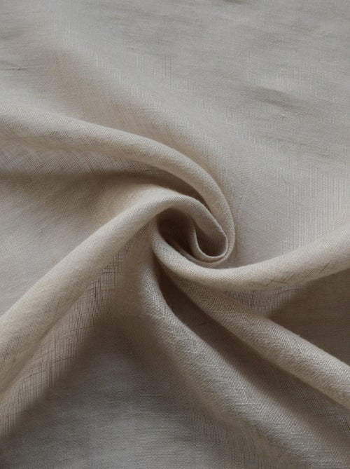 Rideau voilage 100% lin fluide - Kiabi