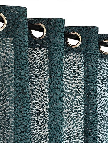 Rideau Voilage Effet dentelle - prêt à poser.