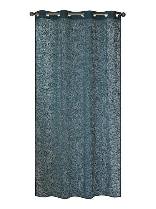 Rideau Voilage Effet dentelle - prêt à poser. - Kiabi