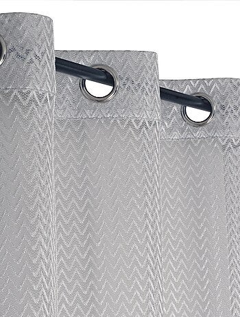 Rideau Voilage Effet filet - prêt à poser.