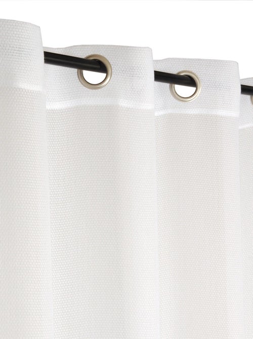 Rideau Voilage effet point fantaisie. - Kiabi