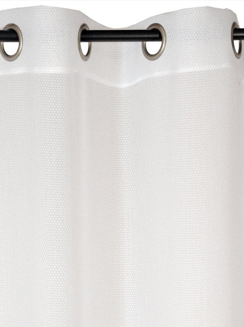 Rideau Voilage effet point fantaisie. - Kiabi