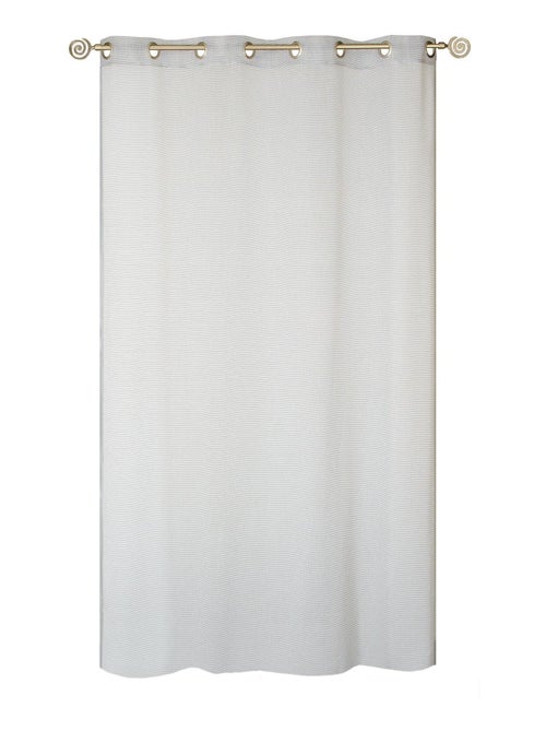 Rideau Voilage effet point fantaisie. - Kiabi