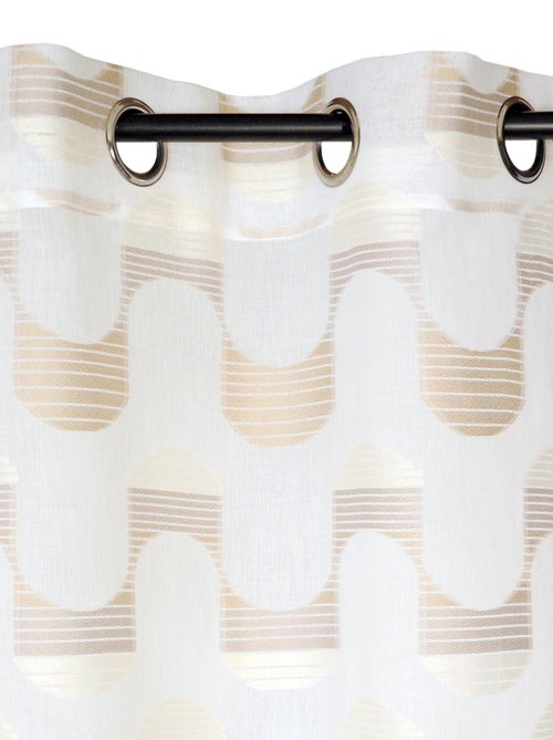 Rideau Voilage effet vague. - Kiabi