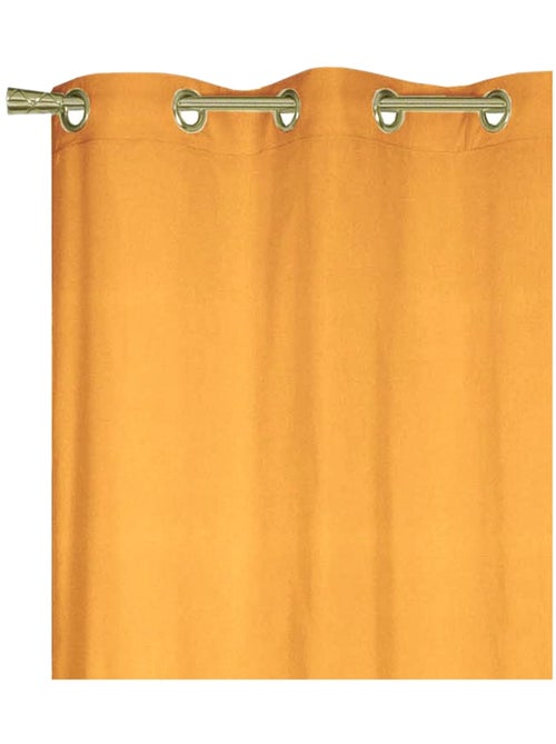 Rideau voilage étamine uni, prêt-à-poser. - Kiabi