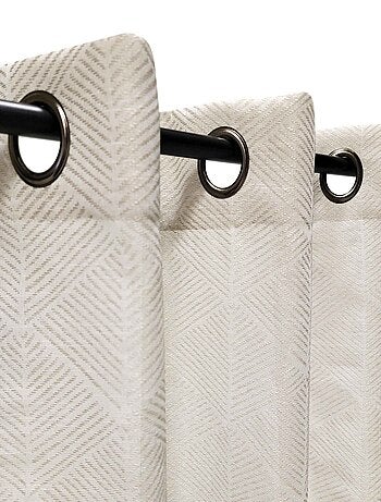 Rideau Voilage fantaisie - prêt à poser .