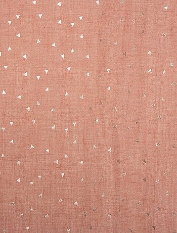 Rideau Voilage gaze de coton motifs brillants