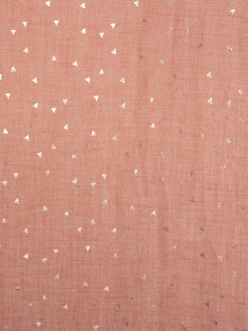 Rideau Voilage gaze de coton motifs brillants - Kiabi