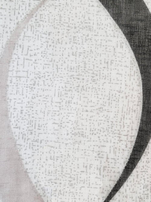 Rideau voilage imprimé - prêt a poser. - Kiabi