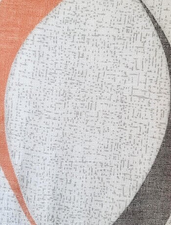 Rideau voilage imprimé - prêt a poser.