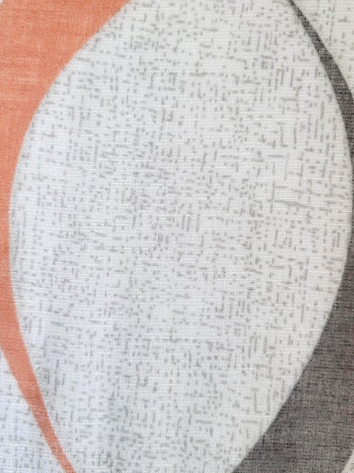 Rideau voilage imprimé - prêt a poser. - Kiabi