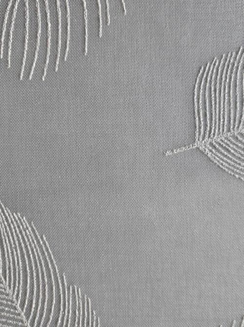 Rideau Voilage imprimé Feuilles - prêt à Poser. - Kiabi