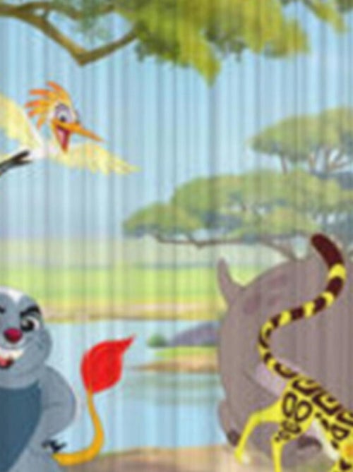 Rideau voilage La garde du Roi lion Disney 180X160 CM - Kiabi