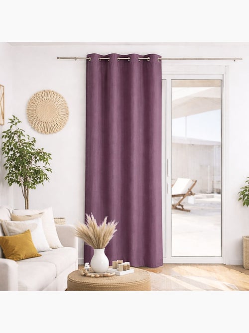 Rideau voilage Microfibre Uni - Kiabi
