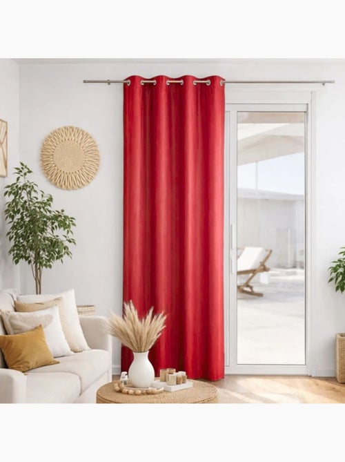 Rideau voilage Microfibre Uni - Kiabi