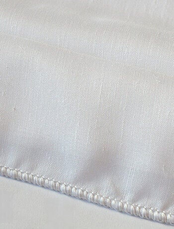 Rideau voilage poly-lin bas plombé