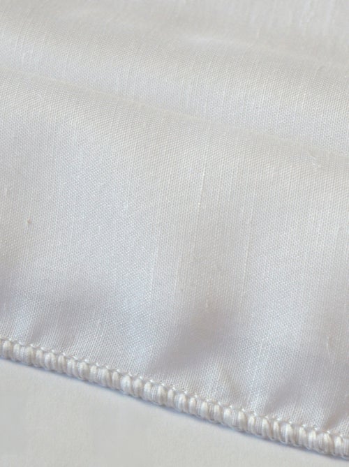 Rideau voilage poly-lin bas plombé - Kiabi