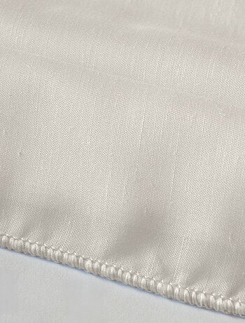 Rideau voilage poly-lin bas plombé