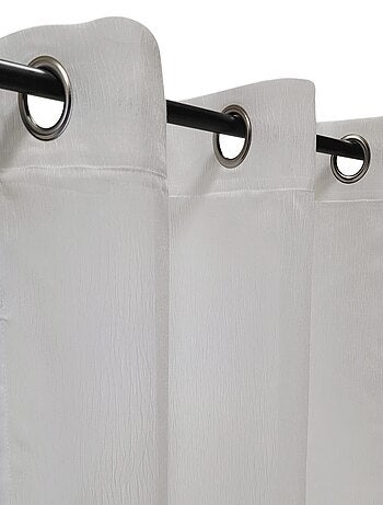 Rideau Voilage reliefé - prêt à poser.